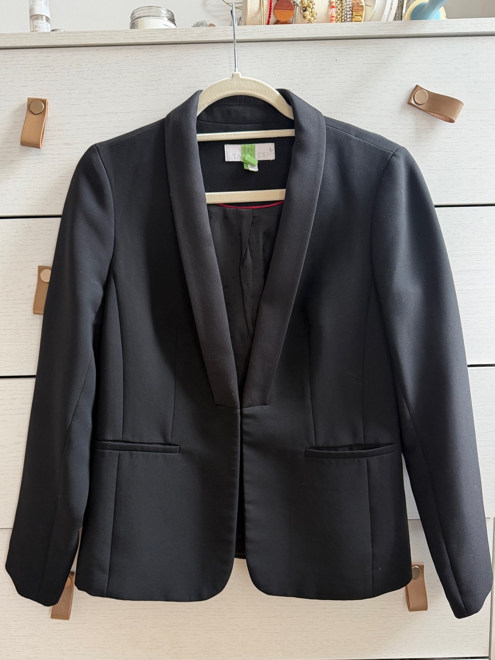 Talbots Black Shawl Collar Blazer